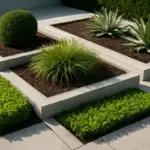 Aiuole geometriche con piante ornamentali: il segreto per un design moderno e ordinato