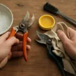 Come pulire e mantenere cesoie e forbici da potatura? Il rituale che allunga la vita agli attrezzi