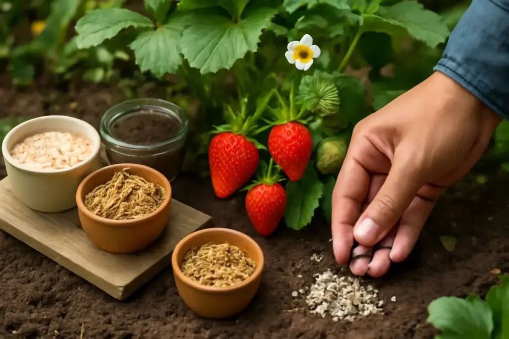 Come favorire la fioritura delle fragole? Tre concimi naturali che ne aumentano produzione e sapore