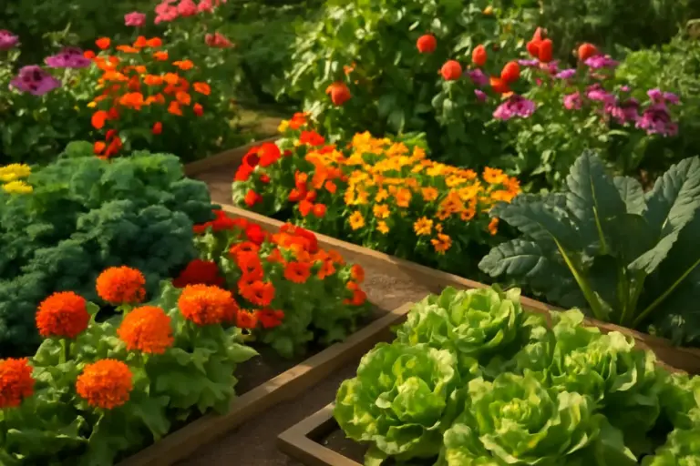 Orti-giardino decorativi: la strategia per integrare ortaggi e fiori senza rinunciare all’estetica