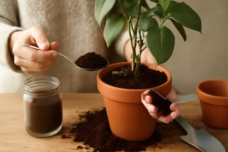 Come usare i fondi di caffè nel terriccio? il trucco eco che nutre e protegge le radici
